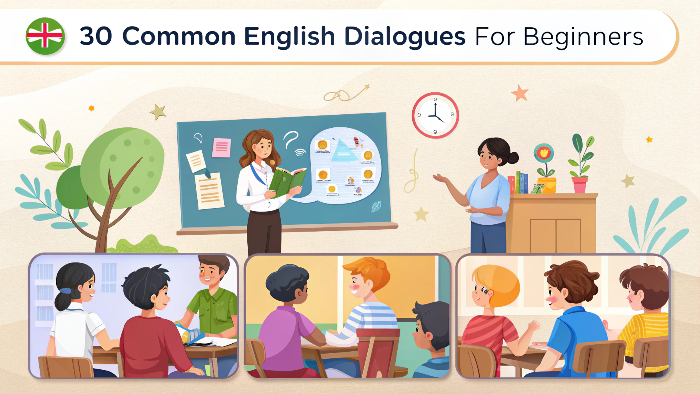 30 Common English Dialogues for Beginners